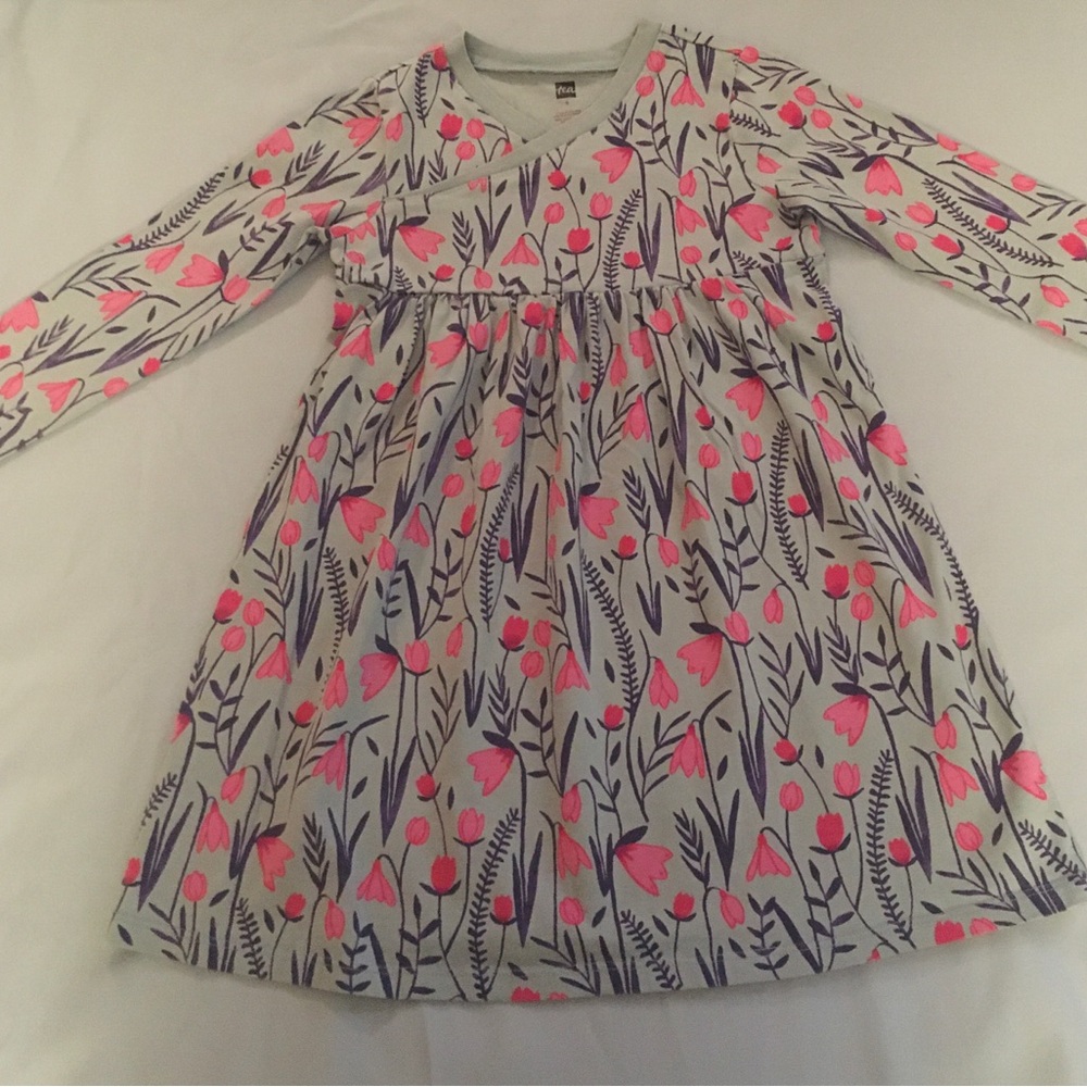 Tea Collection Cotton Flower Lap Dress